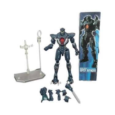 Imagem de Figura De Mecha Japonesa Red LED Tramp Neca Pacific Rim, Brinquedo Gip