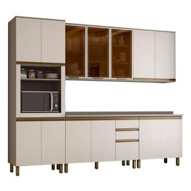 Imagem de Cozinha Modulada Évelin 8 Peças Duna Cristal – Henn