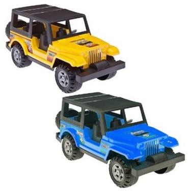 Imagem de Carrinho Brinquedo Jeep Carro 4x4 Grande - Camp