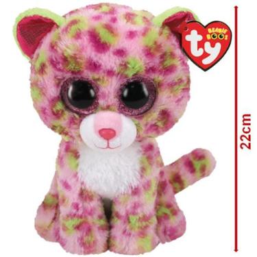 Imagem de Pelúcia Leopardo Lainey Beanie Boos TY Colecionável 22cm