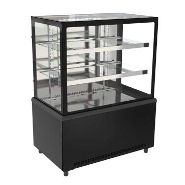 Imagem de Balcão Vitrine Refrigerada 1,00 Metro Prime Preto Pbv10 220v - Venâncio