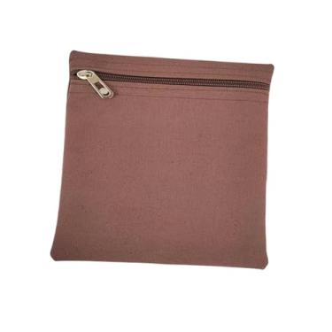 Imagem de Lilihuimaoyi Bolso Embutido com Zíper, Compartimento Seguro para Guardar O Celular, Lona, Prático, Leve, Discreto, Bolsos Internos, CafÉ