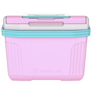 Imagem de Caixa Térmica 8 Litros Termolar SUV, Azul e Rosa