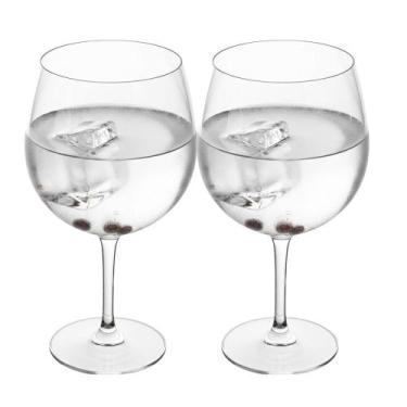 Imagem de Jogo 2 Taça de Gin Degustação Vidro Transparente G4U Class Home 630ml