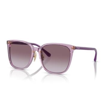 Imagem de Óculos de Sol Vogue Eyewear 0VO5537SD 29228H Tam 58 / Roxo - Lentes Roxo Gradiente