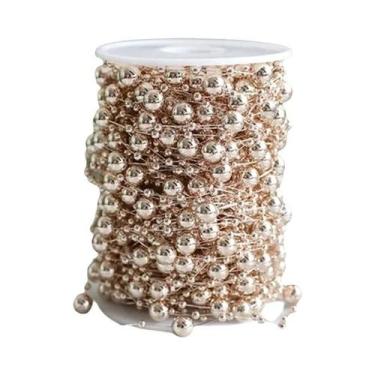 Imagem de Cadeia De Flores De Pérolas Artificiais De 10M Para Decoração De Árvor