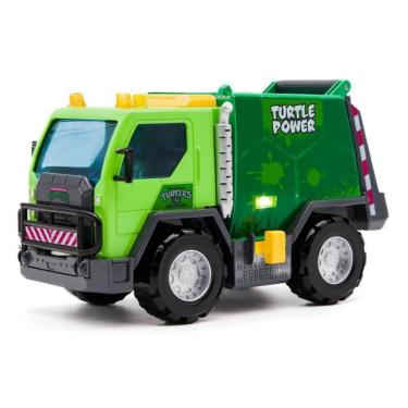 Imagem de Tartarugas Ninja Caminhao De Lixo ThrashN Battl Candide 7415