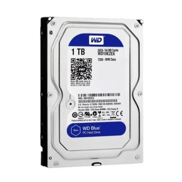 Imagem de HD WD 1TB Caviar Blue, 7200 RPM, Cachê 64MB, 3.5, SATA III - WD10EZEX