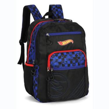Imagem de Mochila Juvenil de Costas HOT WHEELS Luxcel MJ49991HW Preto