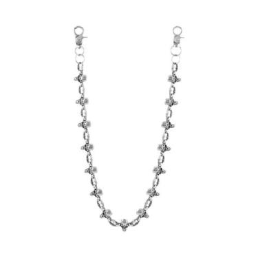 Imagem de Cinto De Cintura Duplo Unissex Estilo Harajuku Punk Acessório De Jeans