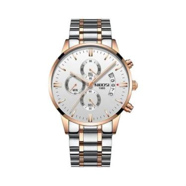 Imagem de Relógio De Luxo Masculino NIBOSI, Marca Top, Relógio De Pulso Militar 