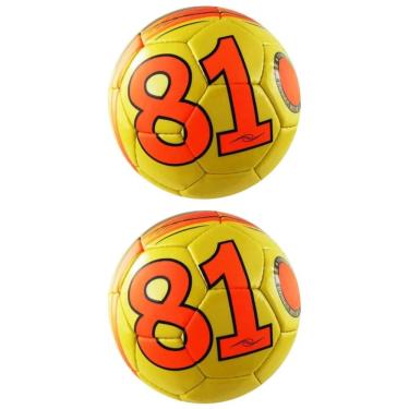 Imagem de Bola De Futebol De Campo Dalponte 81 Star Costurada A Mão Kit 02 Unidades
