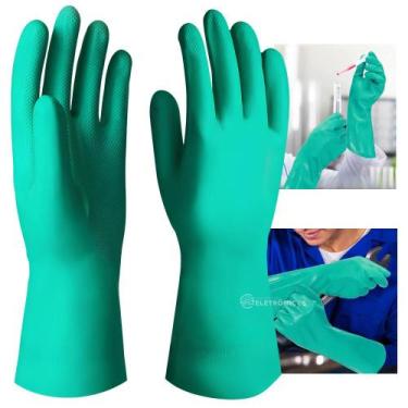 Imagem de Luvas Reutilizáveis de Látex GG XL Conforto, Aderência e Proteção BOM7