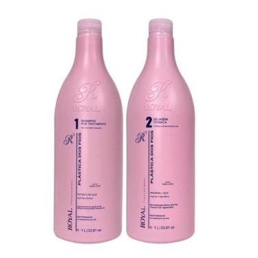 Imagem de Kit Escova Progressiva Selagem dos Fios Açaí Royal - 2x1000ml