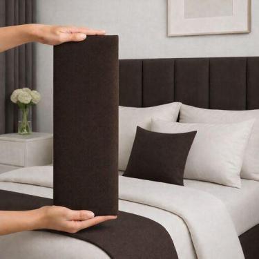 Imagem de Cabeceira Estofada Quarto Cama King Size Box Modulada 2m - - Soft Deco