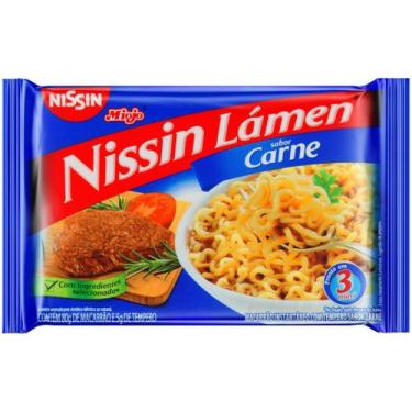 Imagem de Macarrão Instantâneo Lámen Carne Nissin Miojo 85g