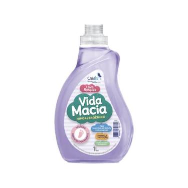Imagem de Lava roupas liq vida macia 1l tradicional - Casa KM - Casakm, 1L