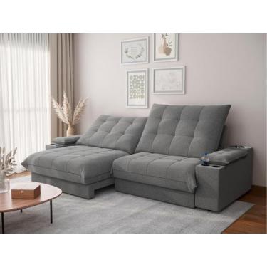 Imagem de Sofá Thor 2,50cm com Super Pillow e Molas Ensacadas Linhosoft - NETSOF