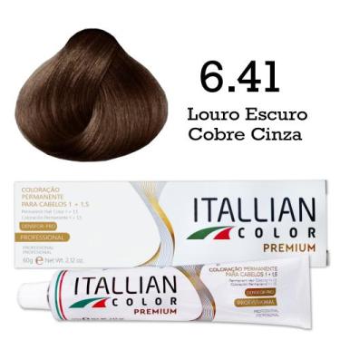 Imagem de Coloração Itallian Color 6.41 Louro Escuro Cobre Cinza - Itallian Hair