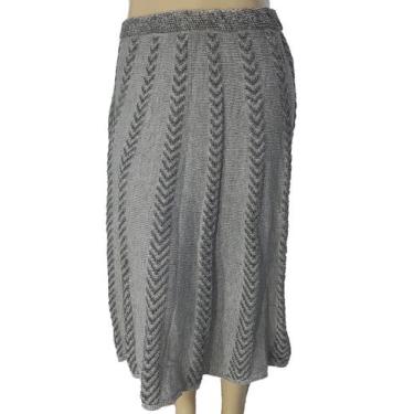 Imagem de Saia Feminina Tricot Links Wan - Katlen Tricot, Prata, Único