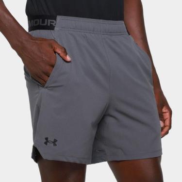 Imagem de Bermuda Under Armour Vanish Woven 6 Masculina, Chumbo, GG