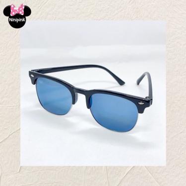 Imagem de Óculos de Sol Infantil Unissex OEM Azul com Lentes Polarizadas Proteção UV400 e Contra Raios UVA e UVB para Crianças