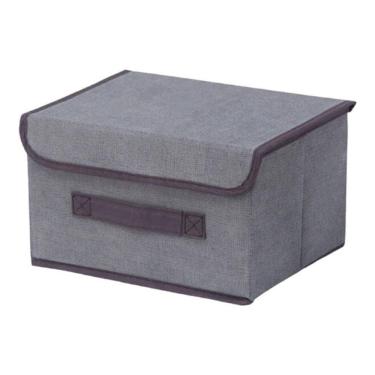 Imagem de Caixa de Armazenamento Simples e Moderna para Roupas Pequena com Compartimentos Ajustáv...