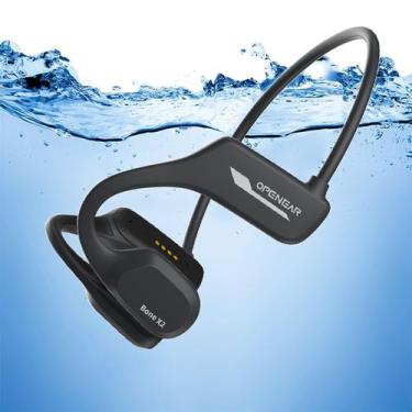 Imagem de Fones de ouvido de condução óssea TTBESMI Bluetooth 5.2 IP68 à prova d