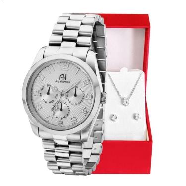 Imagem de Relógio Feminino Champion Ana Hickmann Prata AH30139Q-Feminino