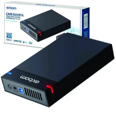 Imagem de Case Hd Sata 3,5 Externo Usb 3,0 Para Hd De Desk E Note SSD