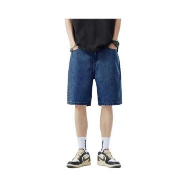 Imagem de Calças Jeans Masculinas Vintage Estilo Coreano, Soltas, De Perna Larga