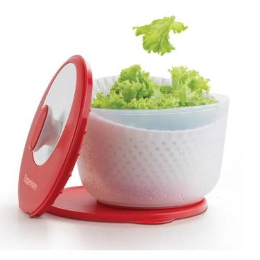 Imagem de Tupperware Centrífuga Plus Secadora de Salada 3,6 Litros Vermelha