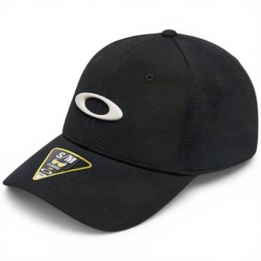 Imagem de Boné Oakley Tincan Cap Aba Curva Masculino Original Cor:PretoTamanho:L