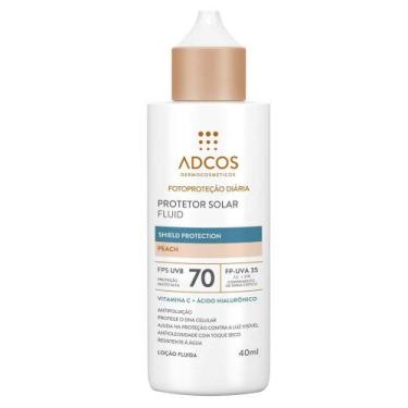 Imagem de Protetor Solar Facial Adcos Fluid Shield Protection FPS 70 - 40ml, Pea