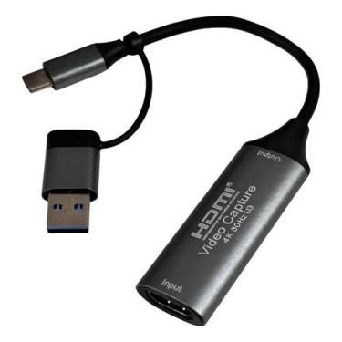 Imagem de Captura de Video USB - HDMI 4K 60Hz - Ideal para Streaming - JC-TYC/US