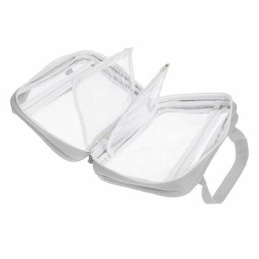 Imagem de Necessaire Organizador Para Maquiagem Cosmético Remédio Com Divisórias