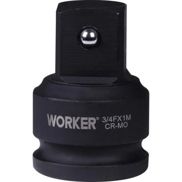 Imagem de Adaptador para Soquete de Impacto 973246 com Encaixe 1-2 X 3-4 Cromo Vanádio Worker
