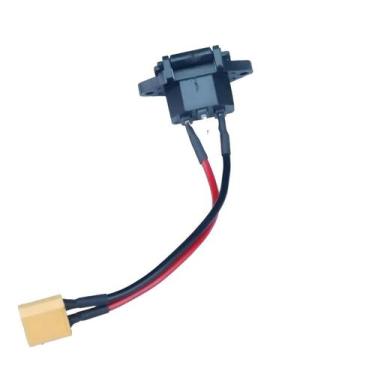 Imagem de Conector XT60 Elétrica Alta Corrente AntiInversão Latão Dourado com ta