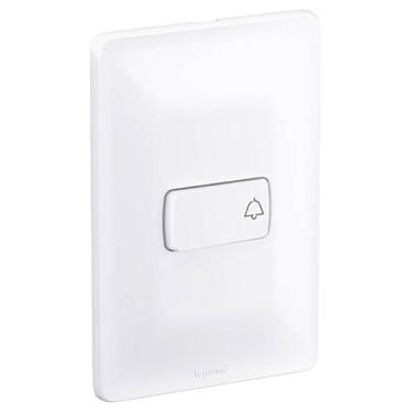 Imagem de Pulsador Campainha Legrand Pial Zeffia - Branco - 680109