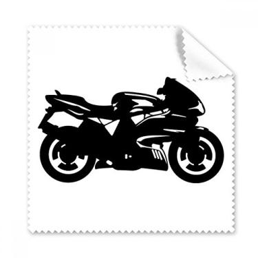 Imagem de Pano de limpeza mecânico para motocicleta com ilustração preta, 5 peças