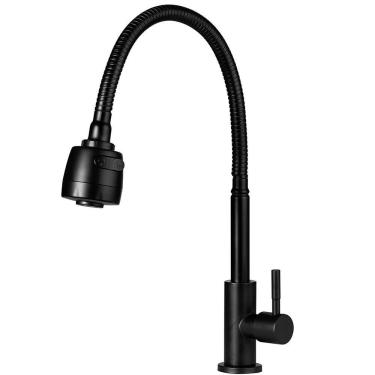 Imagem de Torneira Para Cozinha Jaguaribe Pingoo.casa - Preto