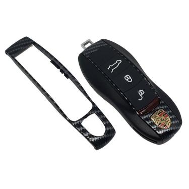 Imagem de Capa Chave Porsche Sup Efeito Fibra De Carbono Panamera 911
