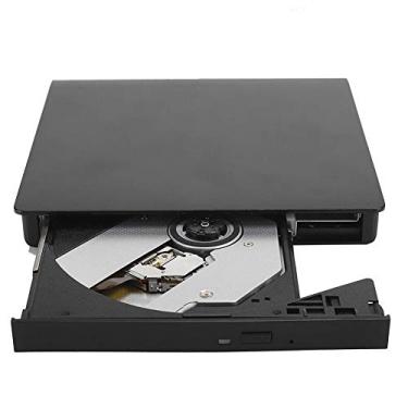 Imagem de EBTOOLS Unidade de DVD externa, gravador óptico portátil DC 5V Slim USB3.0, leitor de CD/DVD, Plug and Play, para laptop/acessório de mesa