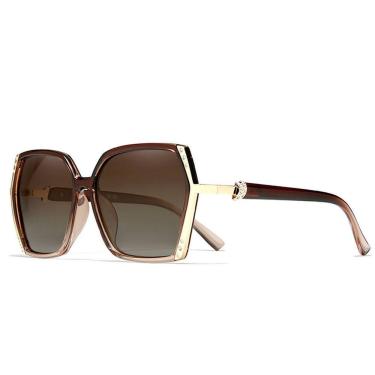 Imagem de Óculos de Sol Feminino Polarizado Retro Design Elegante borboleta com Proteção Uv400