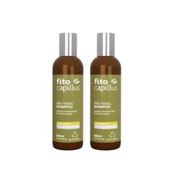 Imagem de Kit Com 2 Grandha Fito Capillus Fine Herbal Shampoo 250ml