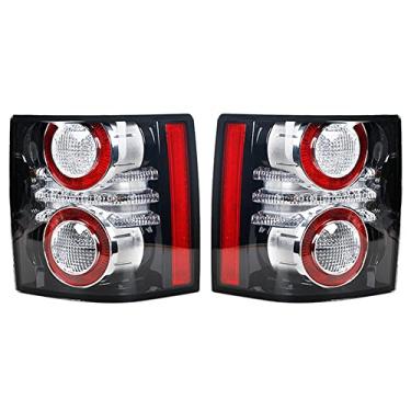 Imagem de JESYMBX 1 par de lâmpada traseira esquerda e direita (motorista e passageiro) lâmpada traseira lâmpada de freio com lâmpada de substituição para Land Rover Range Rover 2010 2011 2012 LR031758 LR031756