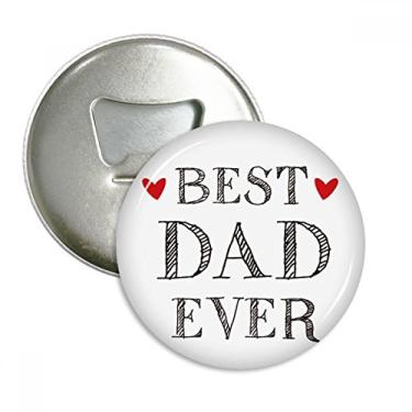 Imagem de Emblema multifuncional com ímã de geladeira Best Dad Ever Quote Loved ones