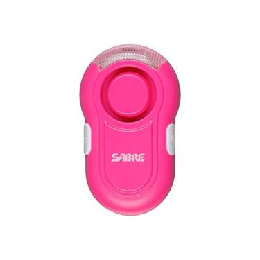 Imagem de (Pink) - SABRE Personal Alarm with Clip and LED Light -LOUD 120dB Alarm - Hear Up to 600 feet (185m) Away - Great for Runners