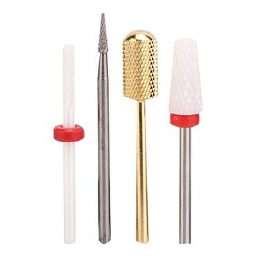 Imagem de Brocas de broca para arte de unhas, remoção de pele morta de aço tungstênio, kit de brocas elétricas de manicure e pedicure (FD-8)