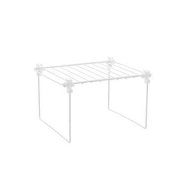 Imagem de Prateleira Organizadora Pequena para Ganhar Espaço, Metaltru, Branco